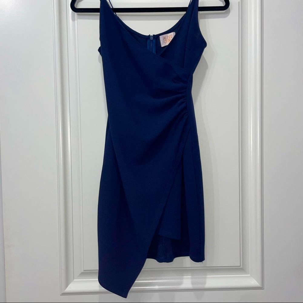 Alive Girl Navy Blue Mini Dress